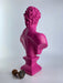 David 'Dark Pink' Pop Art Sculpture, Modern Home Decor, Large Sculpture - wboxgo.com