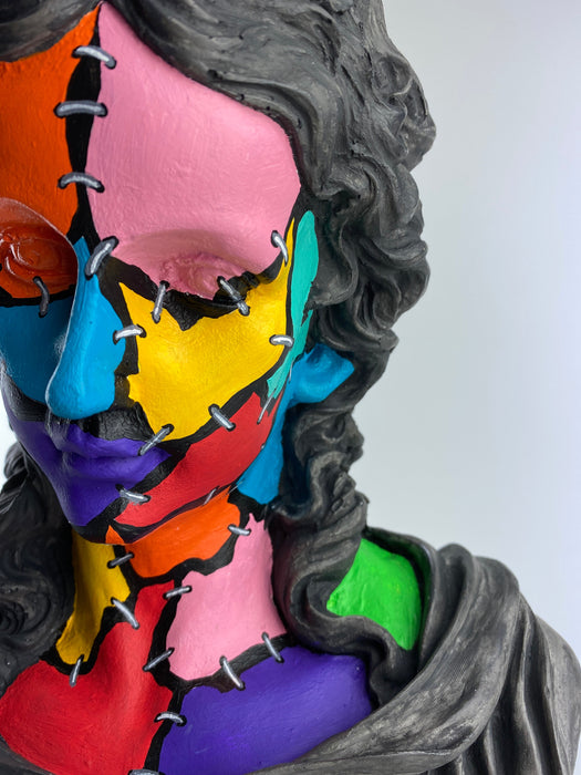 Hera 'Colorful Zombie' Pop Art Sculpture, Modern Home Decor - wboxgo.com