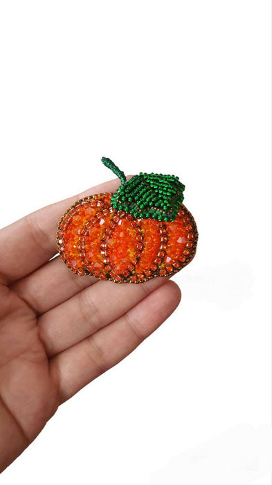 Pumpkin Brooch,