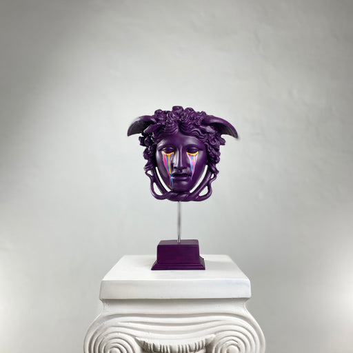 Medusa 'Requiem' Pop Art Sculpture, Modern Home Decor - wboxgo.com