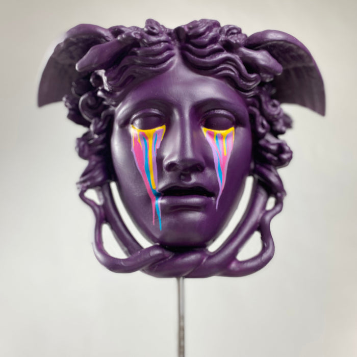 Medusa 'Requiem' Pop Art Sculpture, Modern Home Decor - wboxgo.com