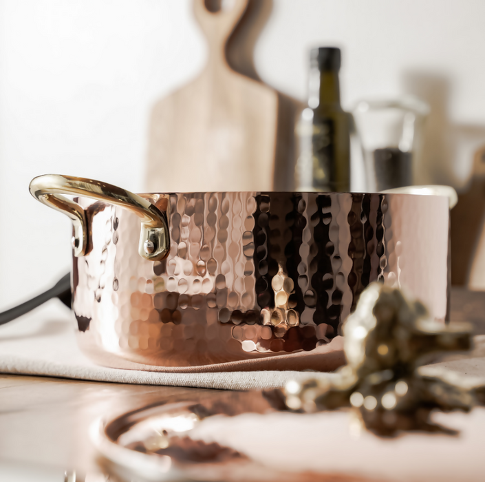 Handcrafted Copper Pot - Culinary Excellence Meets Artistry