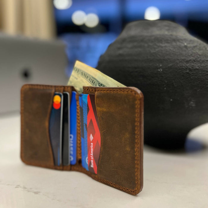 Austin Vertical Bifold Wallet - wboxgo.com