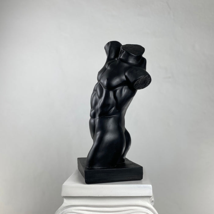 Torso 'Black' Pop Art Sculpture, Modern Home Decor - wboxgo.com