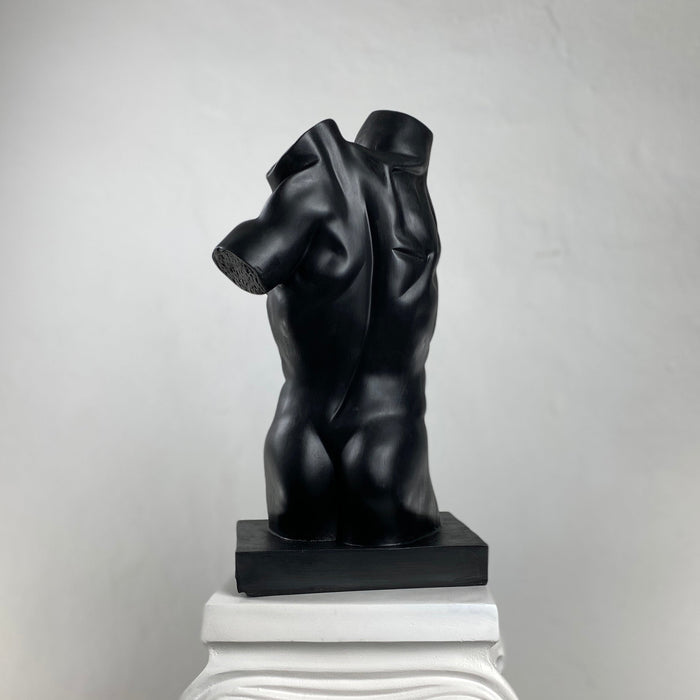 Torso 'Black' Pop Art Sculpture, Modern Home Decor - wboxgo.com