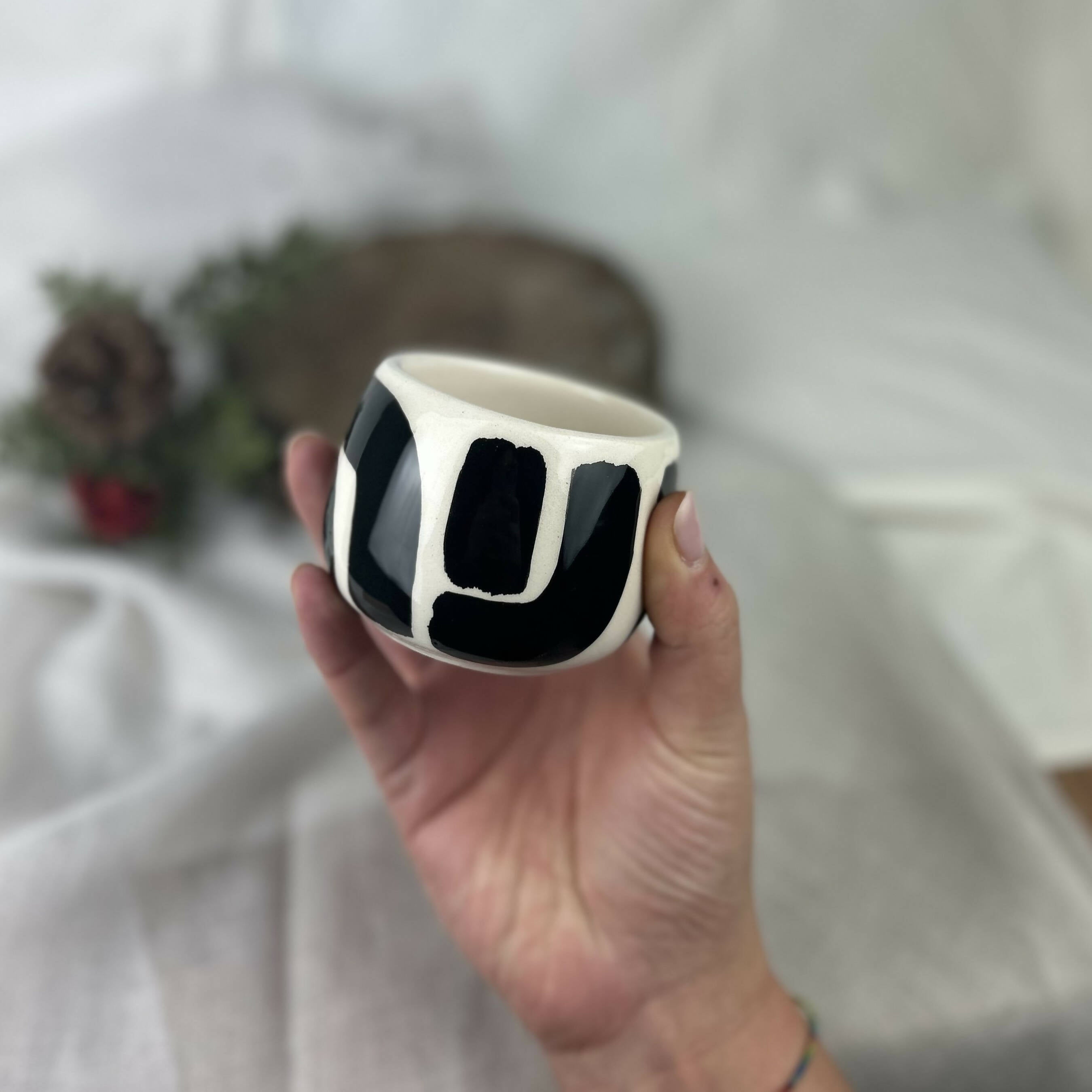 "Bold" Small Ceramic Mug, Design Ceramic Kitchenware - wboxgo.com