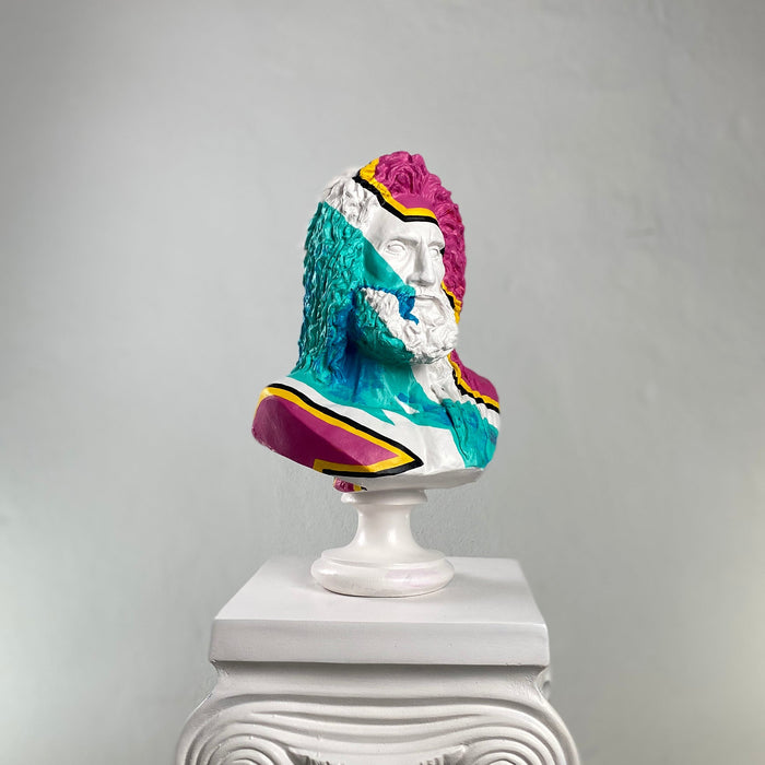 Zeus 'Rock'n Roll' Pop Art Sculpture, Modern Home Decor - wboxgo.com