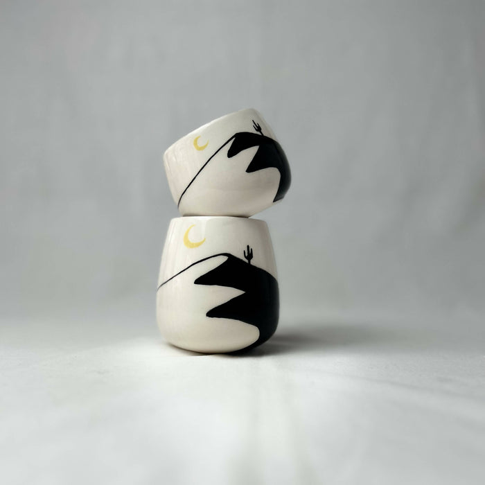 "Desert" Small Ceramic Mug, Design Ceramic Kitchenware