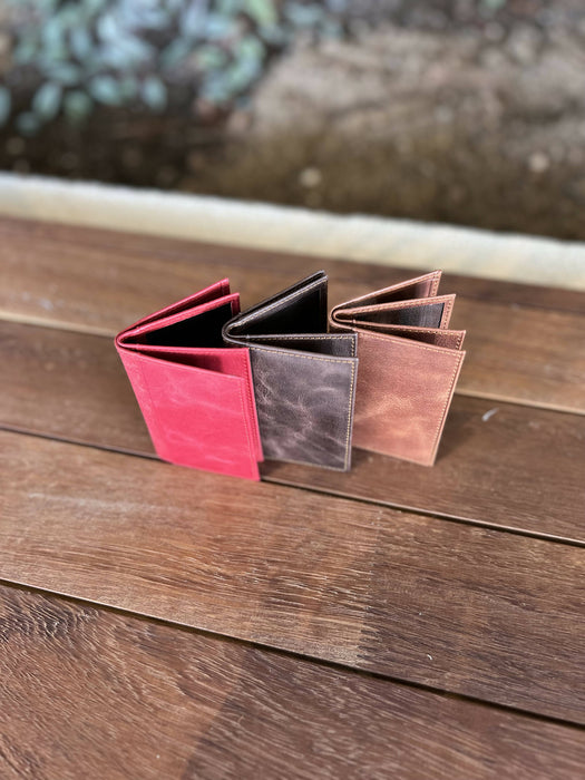 100% Handmade Real Leather Card Holder