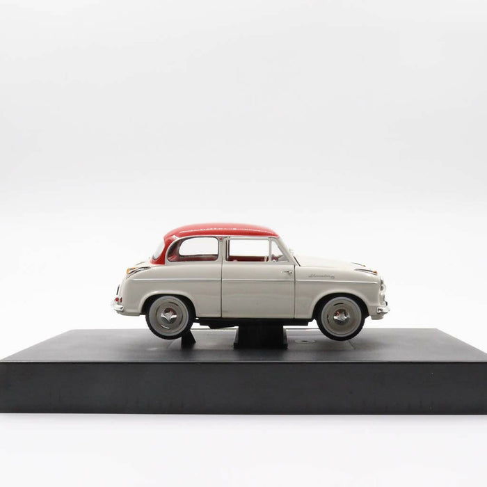 Lloyd Alexander TS|Beige and Red Diecast Car|Vintage Model Car for Collectors|Old Classic Metal Collection Car|Anniversary Gift|Gift for Dad