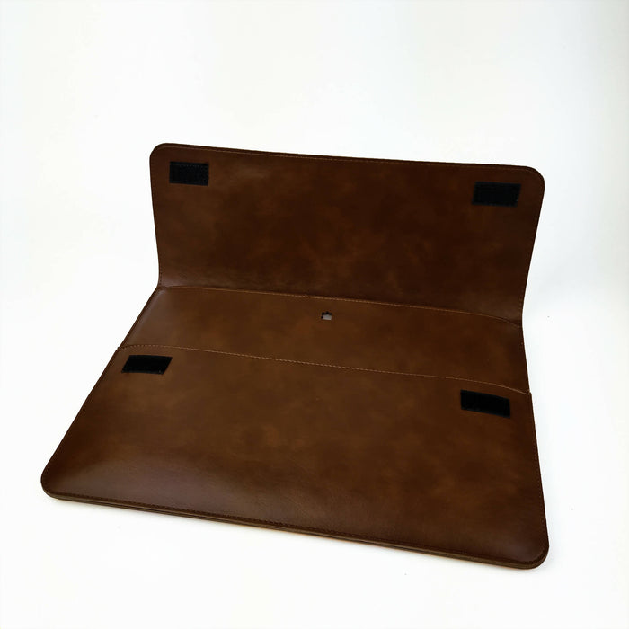 Custom Corporate Unisex Pu Leather 13 inch Laptop Sleeve, Laptop Case, A4 Document Holder, Laptop BagSize: 13" Type:Laptop Sleeve - wboxgo.com