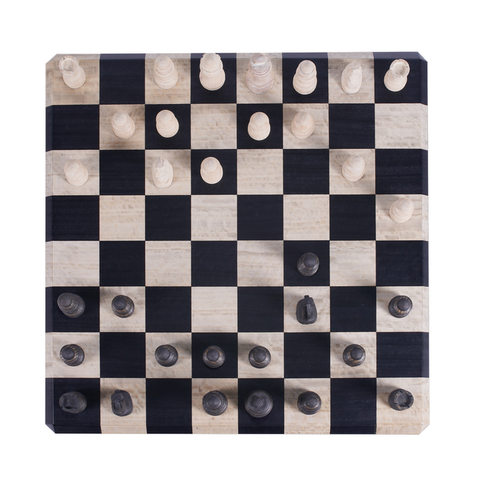 Luxury Chess Set With Board Handmade Wooden Chess Board With 