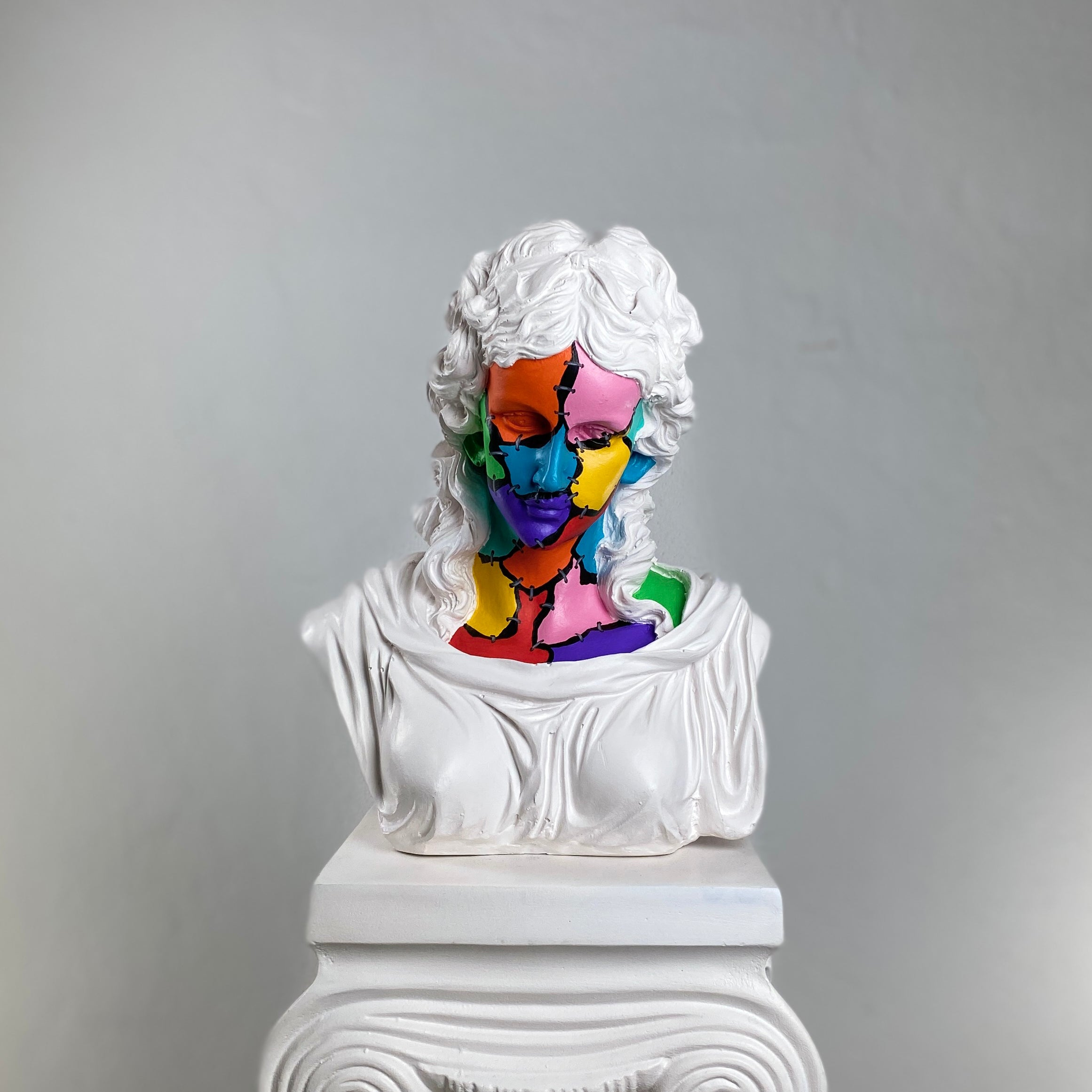 Hera 'White Zombie' Pop Art Sculpture, Modern Home Decor - wboxgo.com