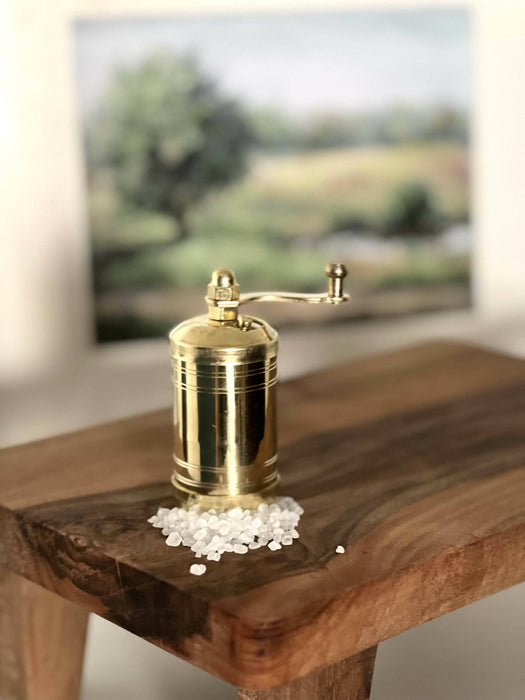 Mini Brass Salt and Pepper Mill