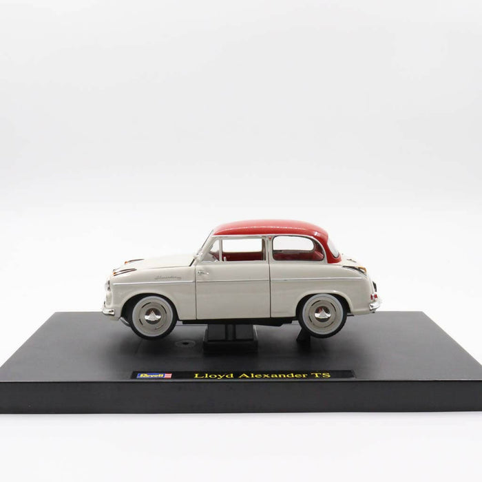 Lloyd Alexander TS|Beige and Red Diecast Car|Vintage Model Car for Collectors|Old Classic Metal Collection Car|Anniversary Gift|Gift for Dad