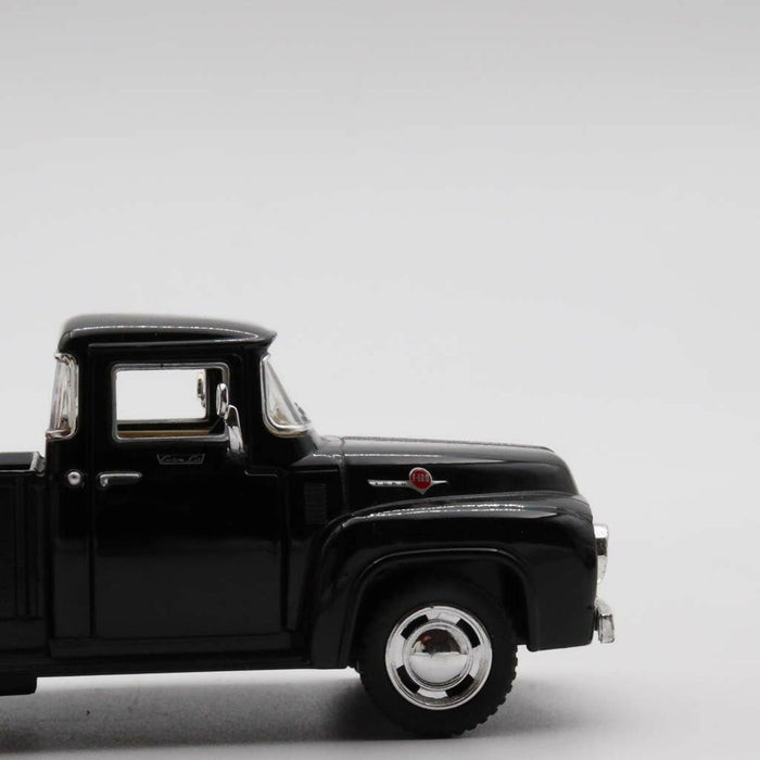 1956 Ford F-100 Pickup Model Car|Scale 1/38 Diecast Car|Vintage Model Black Car for Collectors|Classic Metal Collection Car|Fathers Day Gift