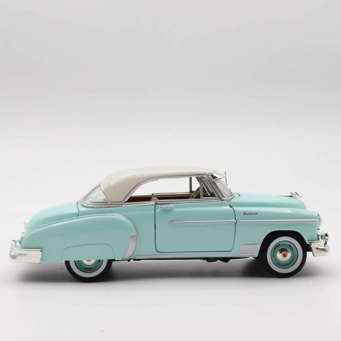 1950 Chevrolet Belair|Scale 1/24 Blue Diecast Car|Vintage Model Car for Collectors|Classic Old Metal Collection Car|Gift for Dad|Toy for Boy