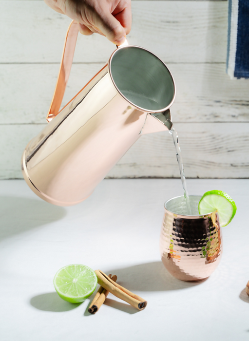 Handcrafted Copper Moscow Mule Glass - Timeless Elegance for Your Refreshments