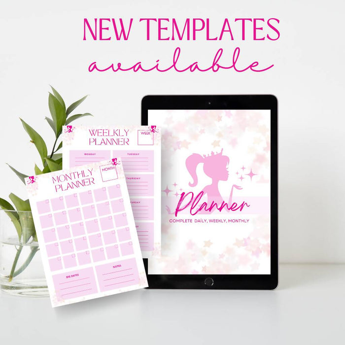Barbie Design daily weekly monthly planner